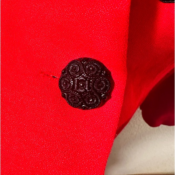 Vintage red blazer size 6 casual corner - Picture 6 of 9